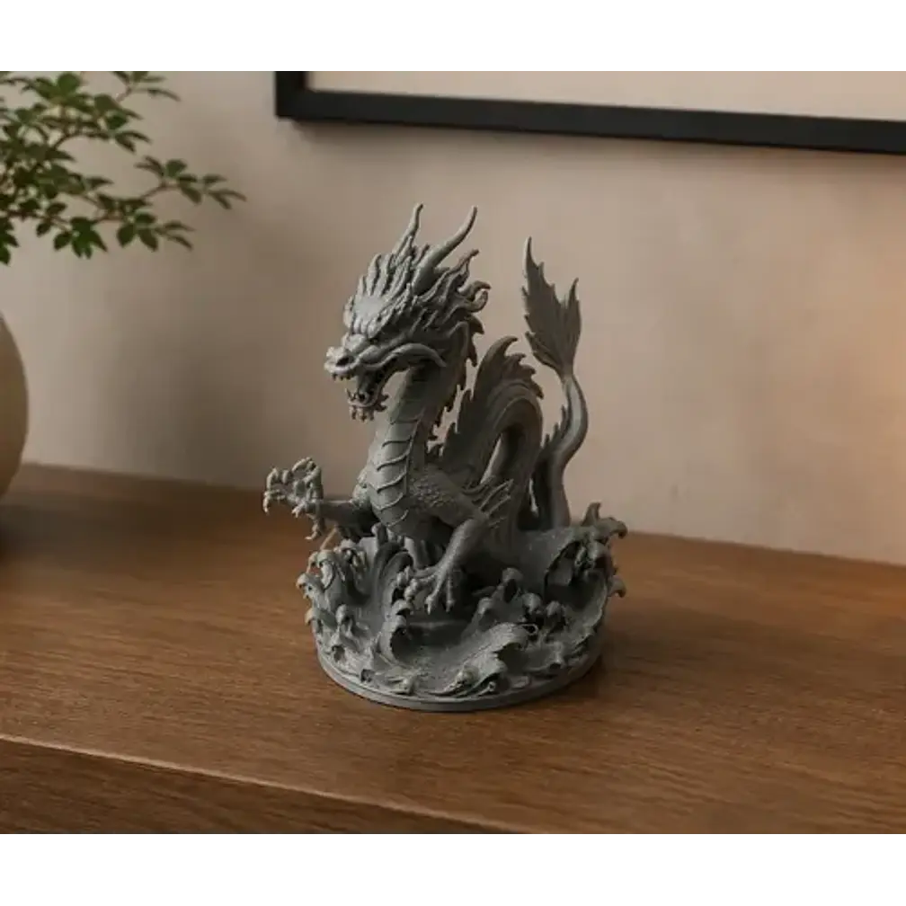 Escultura Decorativa Prints Patro- Dragón Marítimo 2
