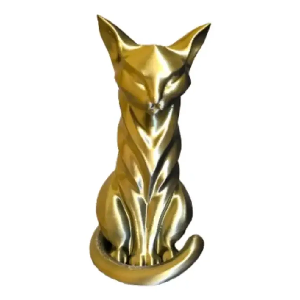 Escultura Elegante Prints Patro - Estilo Gato Sumiso 1