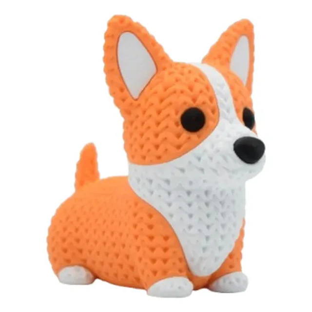 Figura Decorativa Prints Patro- Corgi De Punto