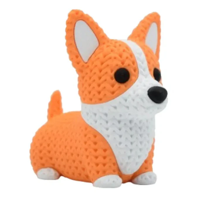 Figura Decorativa Prints Patro- Corgi De Punto 1