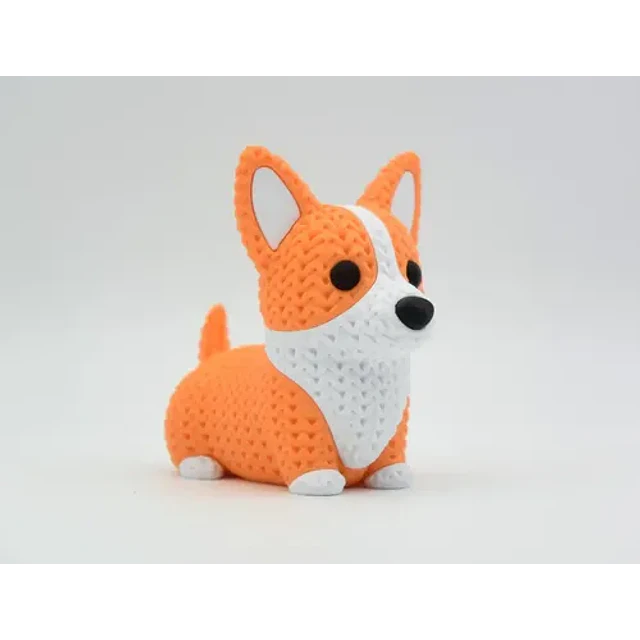 Figura Decorativa Prints Patro- Corgi De Punto