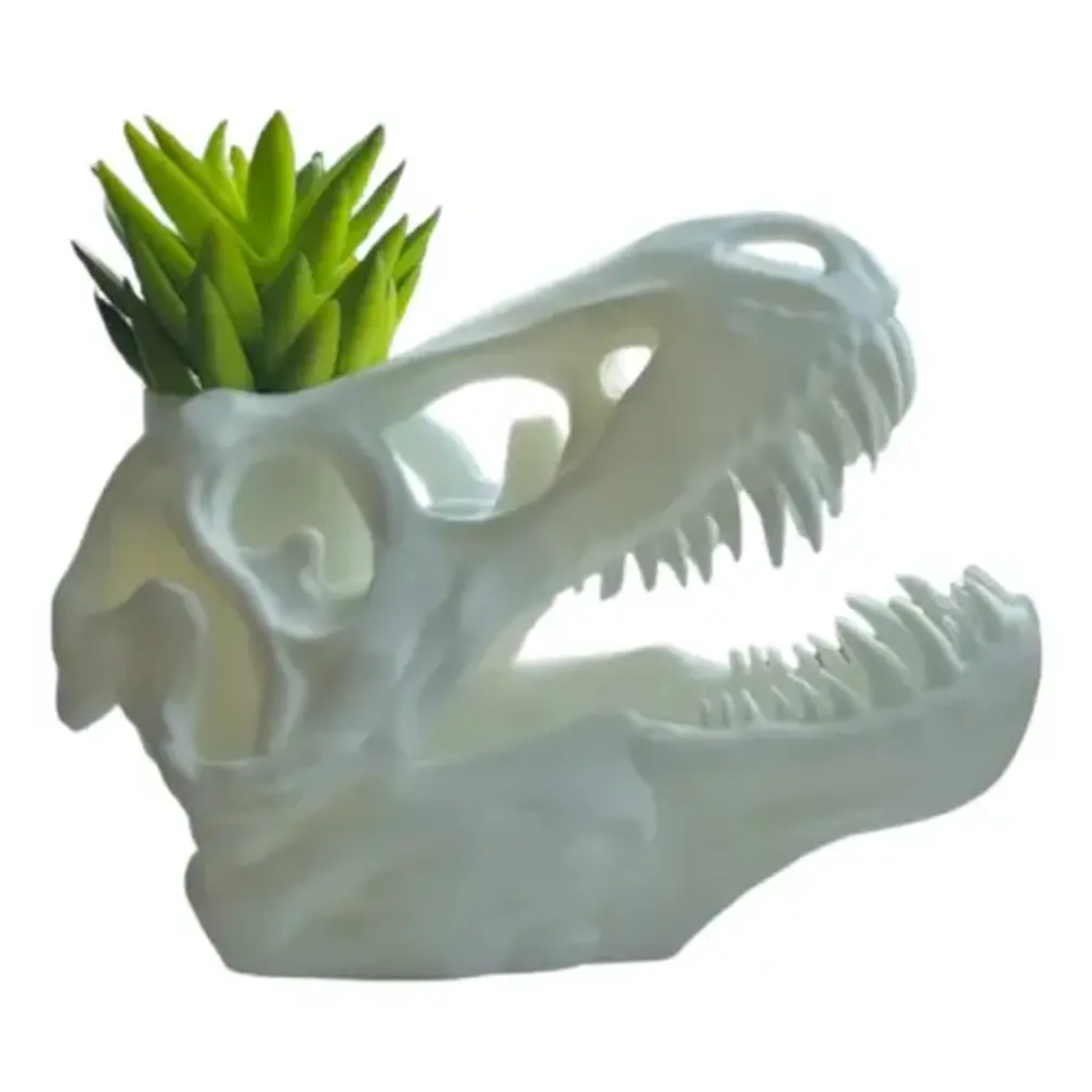 Macetero Prints Patro- T-rex Esqueleto 1