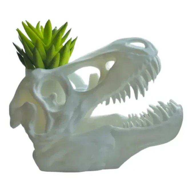 Macetero Prints Patro- T-rex Esqueleto 1