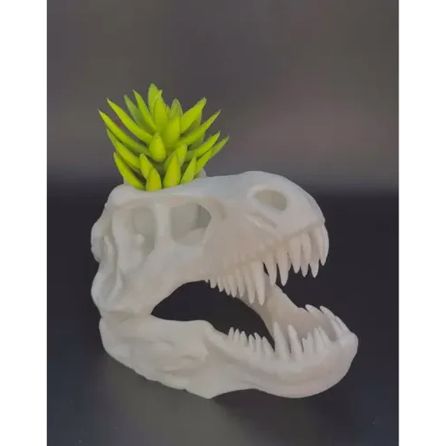 Macetero Prints Patro- T-rex Esqueleto