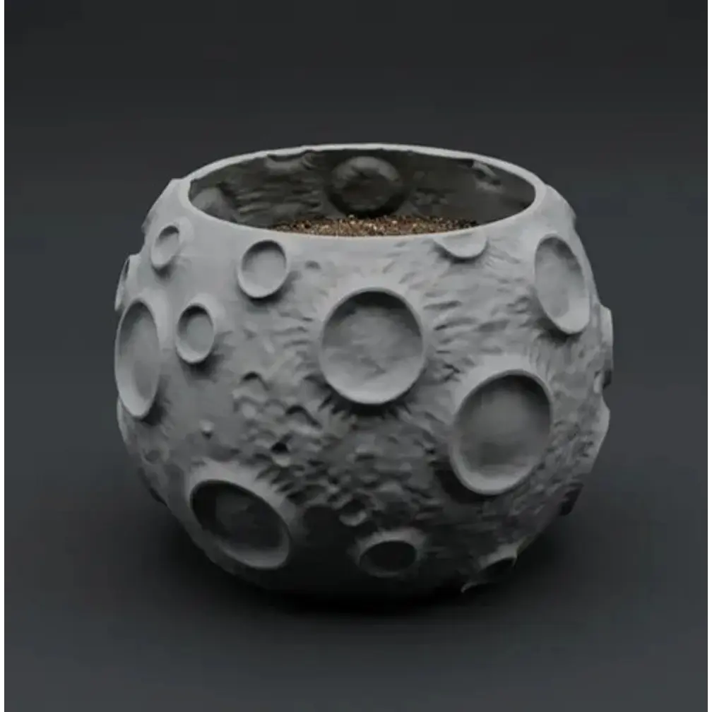 Macetero Prints Patro- Superficie Lunar 2