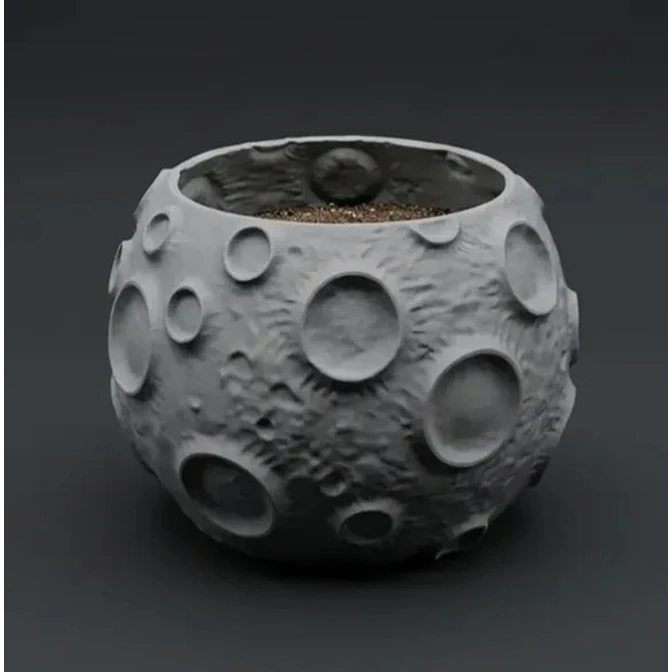 Macetero Prints Patro- Superficie Lunar 2