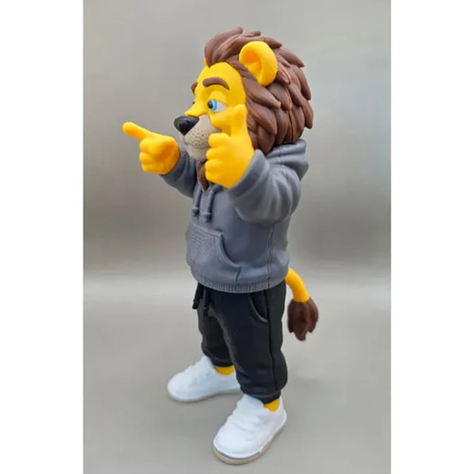 Figura Decorativa Prints Patro- León Cool 4