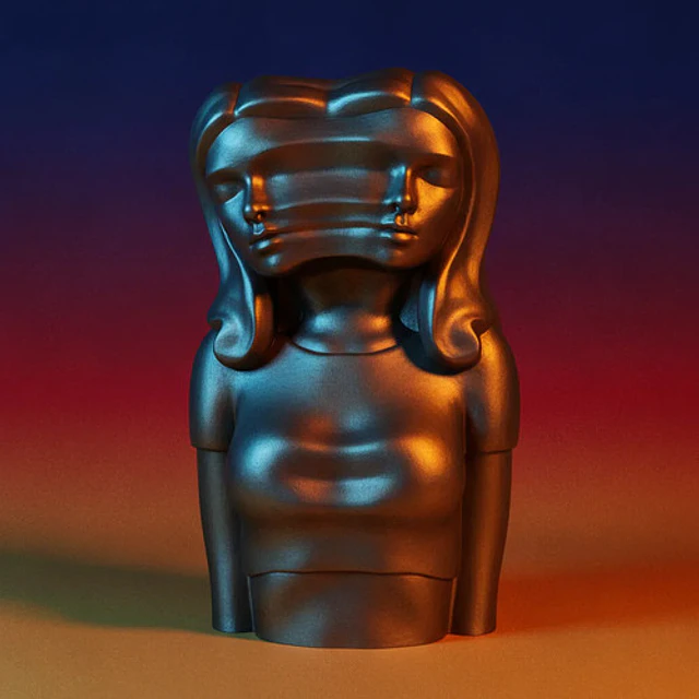 Escultura Elegante Prints Patro - Chica De Sueños Borrosos
