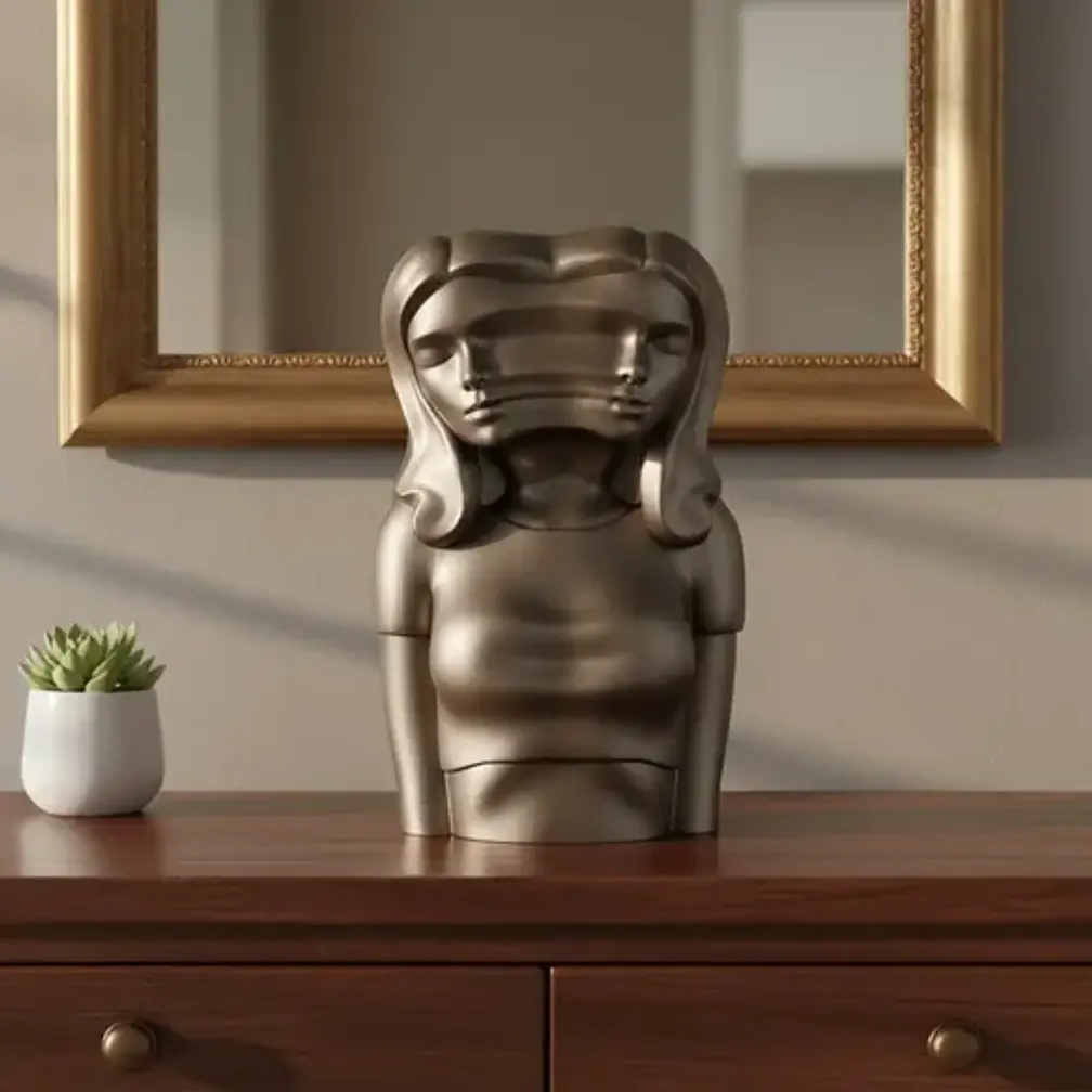 Escultura Elegante Prints Patro - Chica De Sueños Borrosos 3