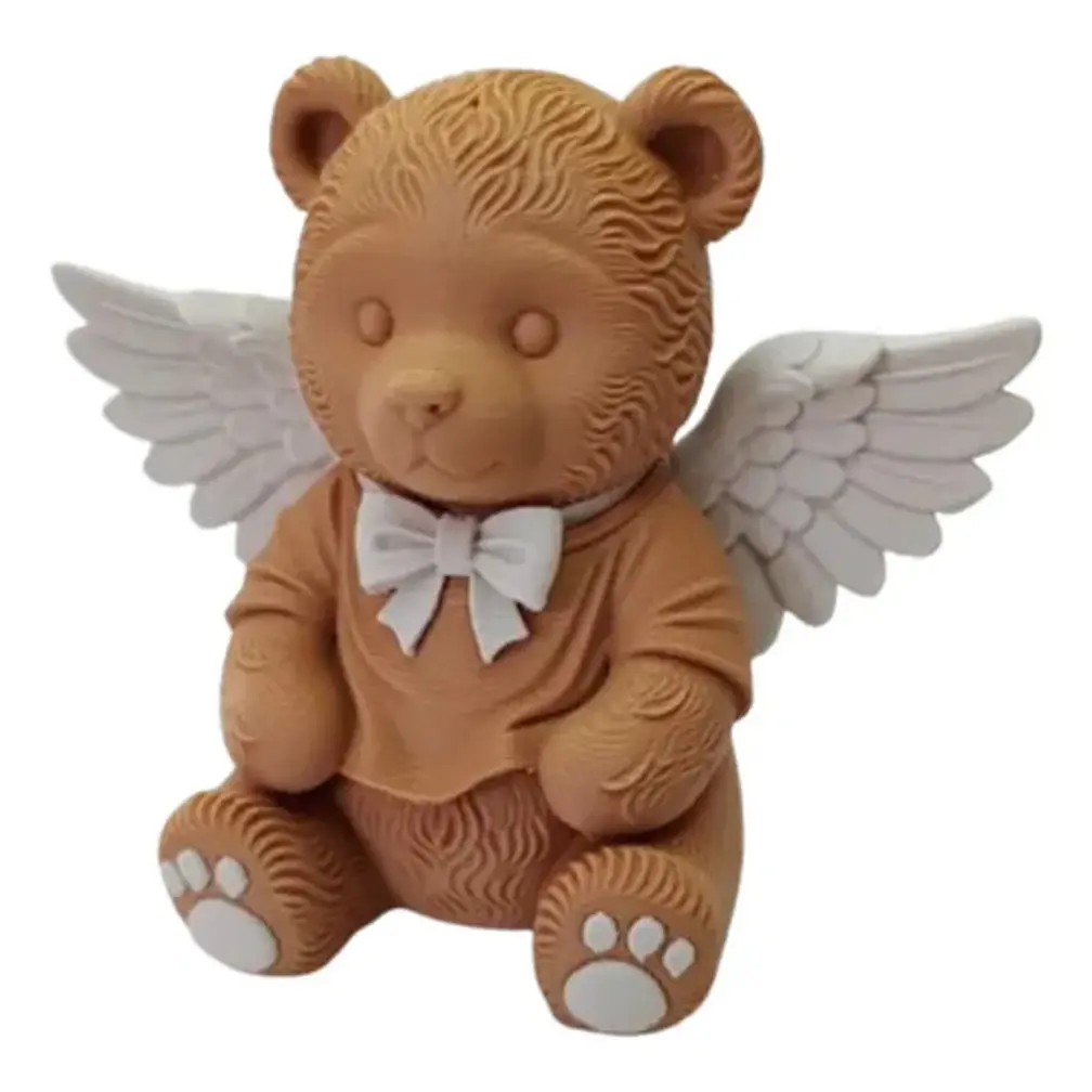 Figura Decorativa Prints Patro- Oso Ángel Festivo 1