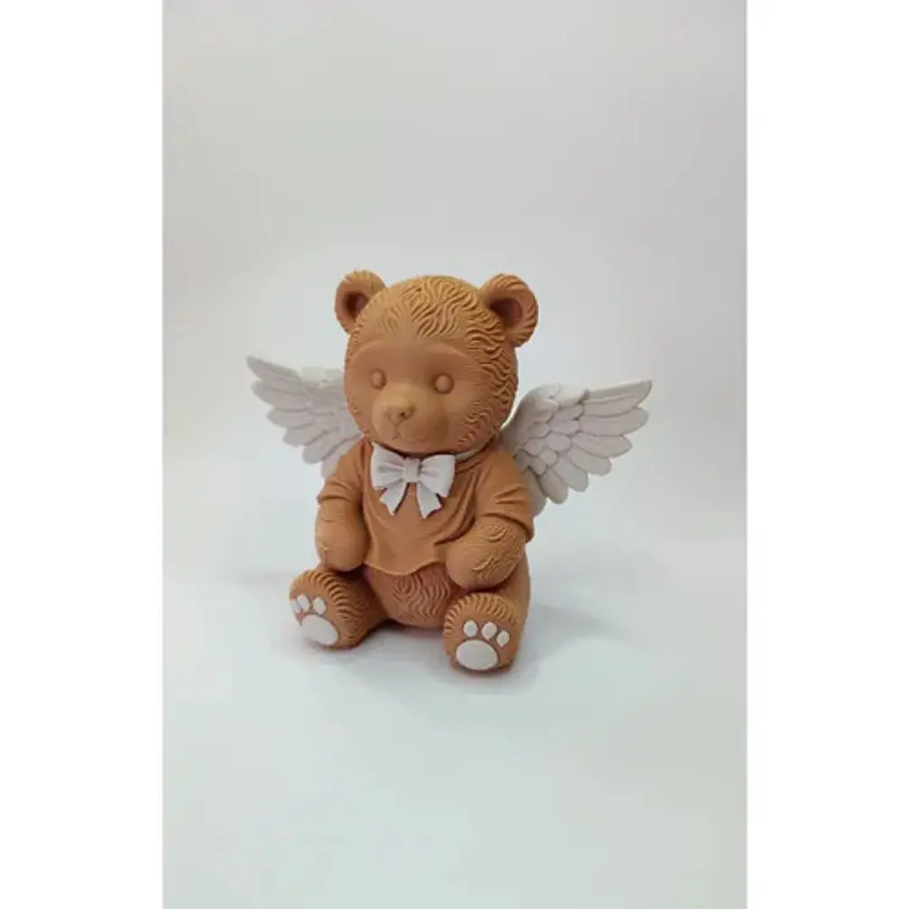 Figura Decorativa Prints Patro- Oso Ángel Festivo 2