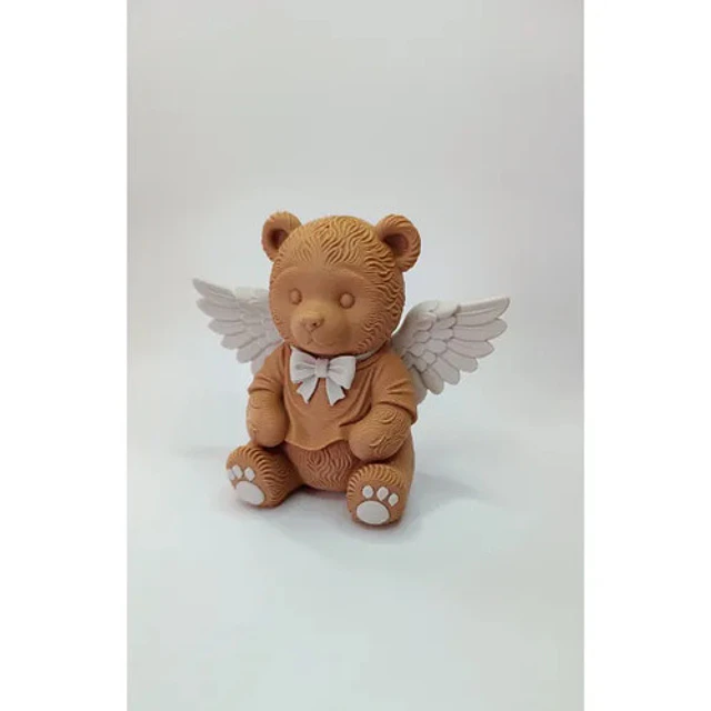 Figura Decorativa Prints Patro- Oso Ángel Festivo