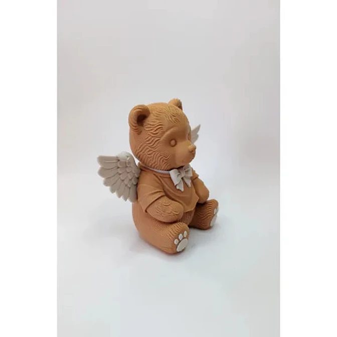 Figura Decorativa Prints Patro- Oso Ángel Festivo 3