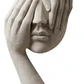 Figura Decorativa Prints Patro - Rostro Velado Surrealista - Miniatura 1