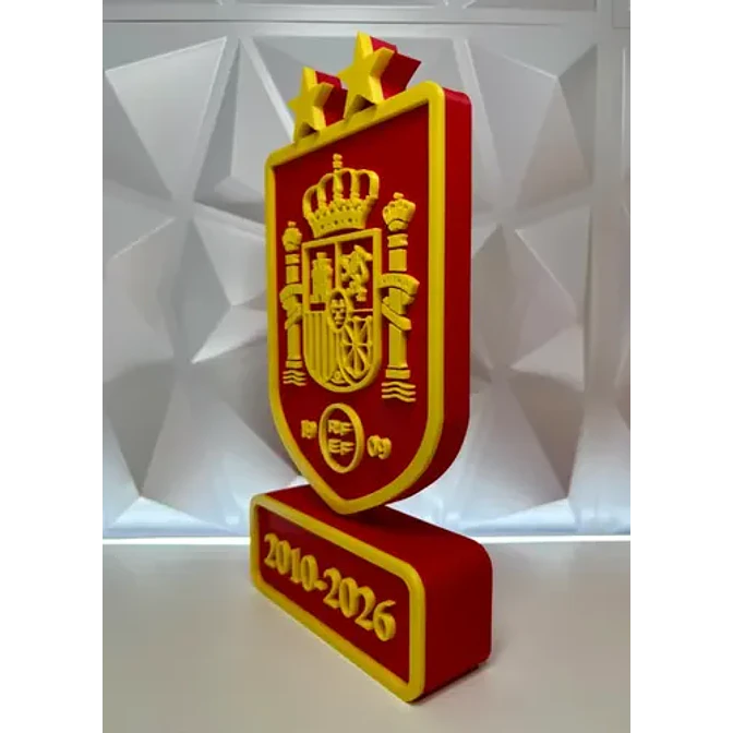 Figura Decorativa Prints Patro- Escudo España 2 Estrellas 3