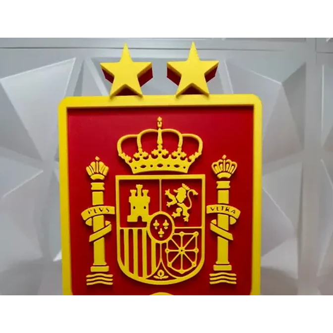 Figura Decorativa Prints Patro- Escudo España 2 Estrellas 4