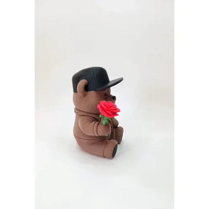 Figura Decorativa Prints Patro- Oso Romántico 4