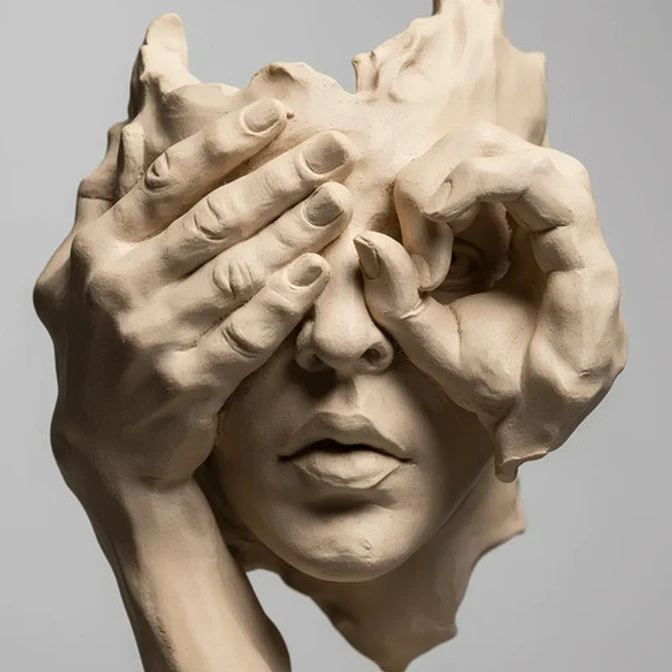 Figura Decorativa Prints Patro - Fragmentos De Percepción 3