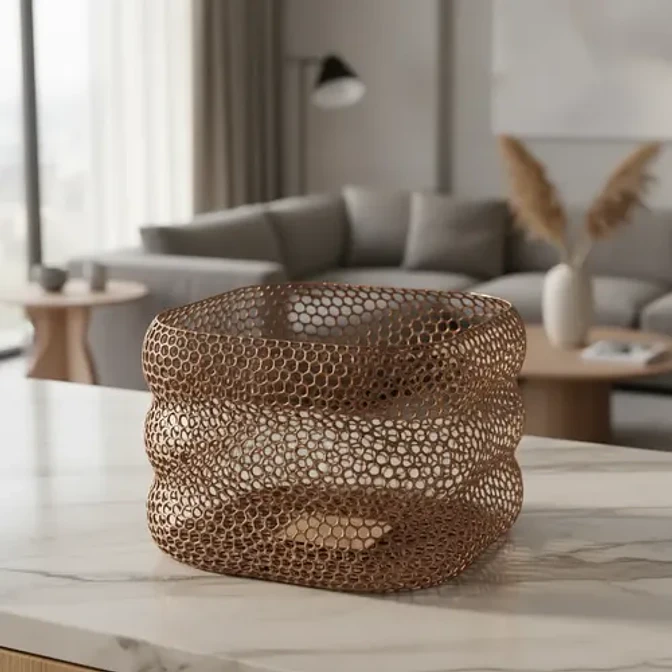 Organizador Elegante Prints Patro - Cesta De Malla 3