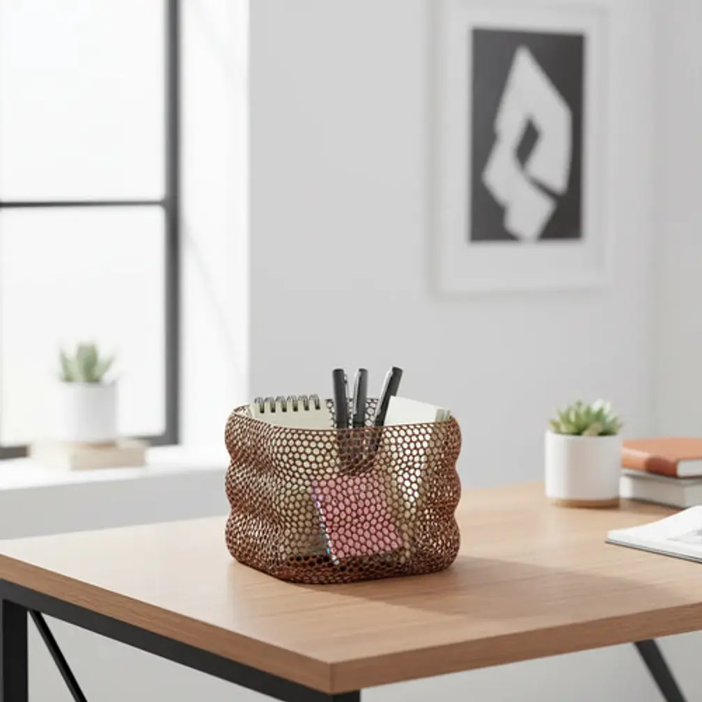 Organizador Elegante Prints Patro - Cesta De Malla 4