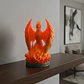 Figura Decorativa Prints Patro- Ave Fénix En Llamas - Miniatura 4