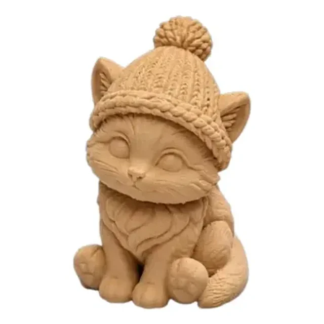 Figura Decorativa Prints Patro- Gatito Invernal