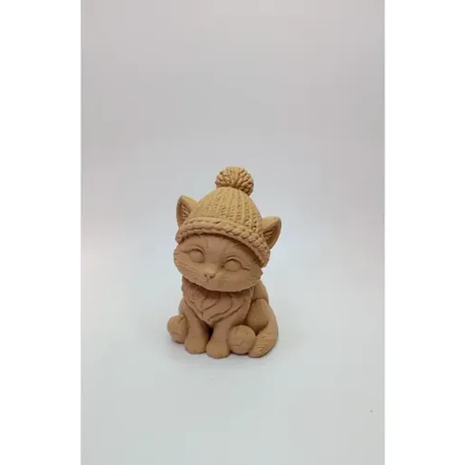Figura Decorativa Prints Patro- Gatito Invernal 3