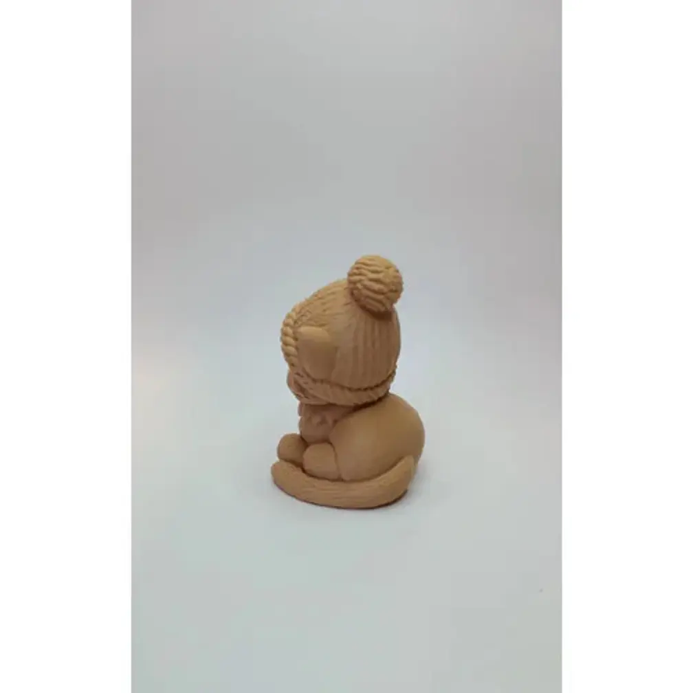 Figura Decorativa Prints Patro- Gatito Invernal 4