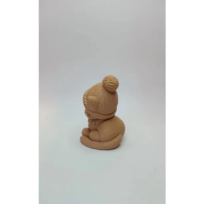 Figura Decorativa Prints Patro- Gatito Invernal 4