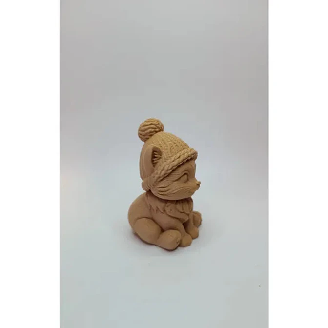 Figura Decorativa Prints Patro- Gatito Invernal 5