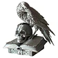 Figura Decorativa Prints  - Cráneo Gótico Y Libro Antiguo - Miniatura 1