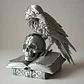 Figura Decorativa Prints  - Cráneo Gótico Y Libro Antiguo - Miniatura 2