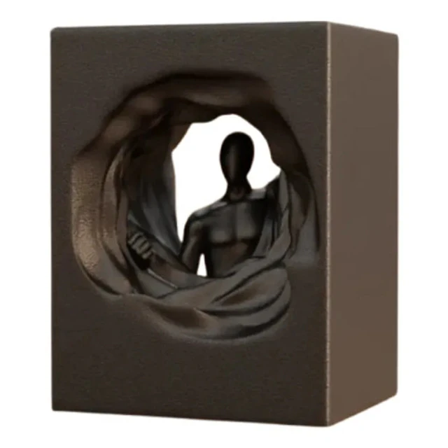 Figura Decorativa Prints Patro - Escultura Adéntrese Moderna