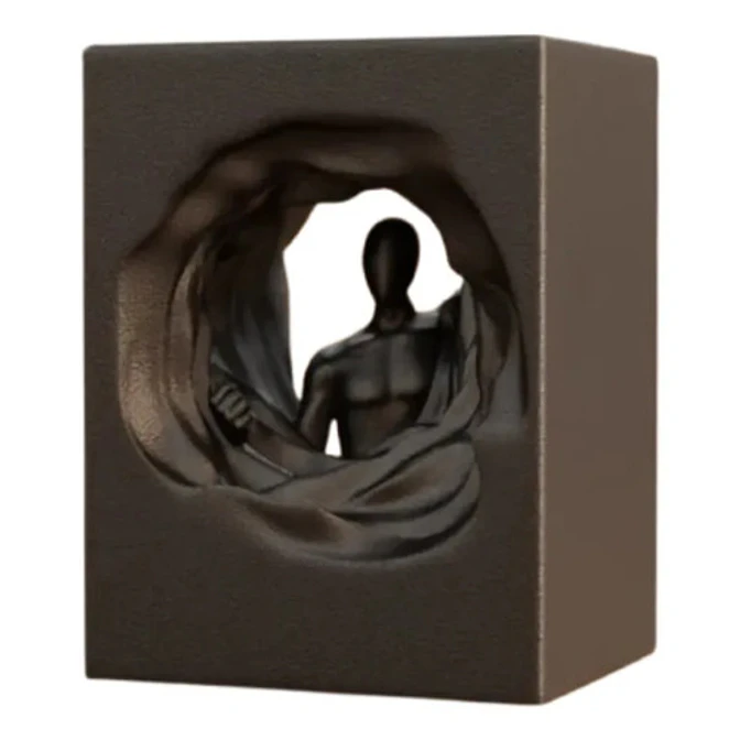 Figura Decorativa Prints Patro - Escultura Adéntrese Moderna 1