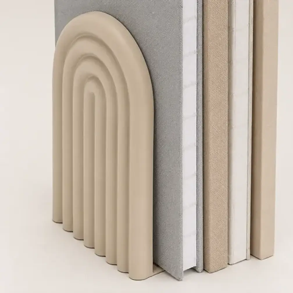 Figura Decorativa De Sujeta Libros De Arco Moderno 2