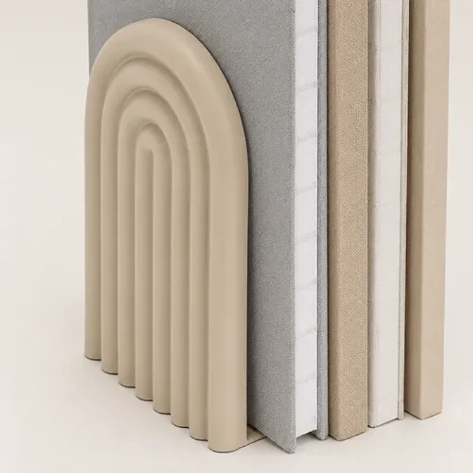 Figura Decorativa De Sujeta Libros De Arco Moderno 2