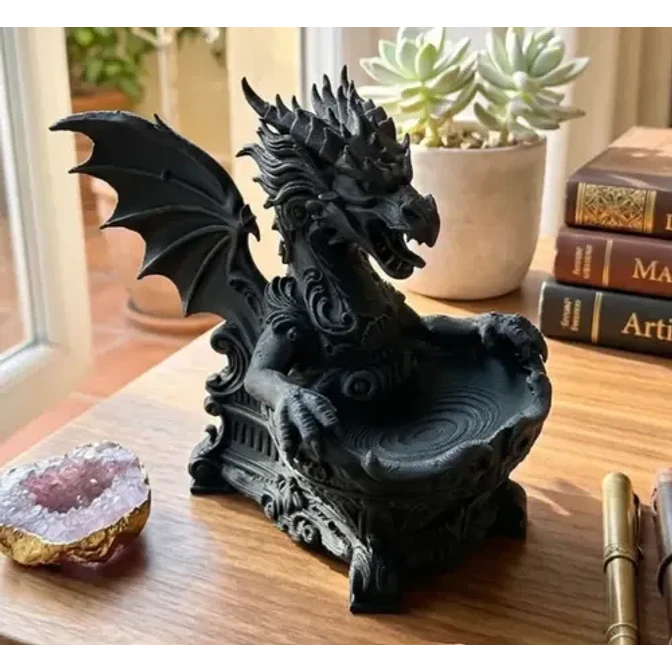 Bandeja Decorativa Prints Patro- Dragón Negro 2