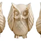 Escultura Decorativa Prints Patro- 3 Búhos Sabios - Miniatura 1