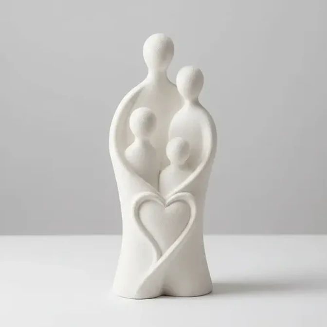 Figura Elegante Prints Patro - Estilo Familia Con Corazón 1