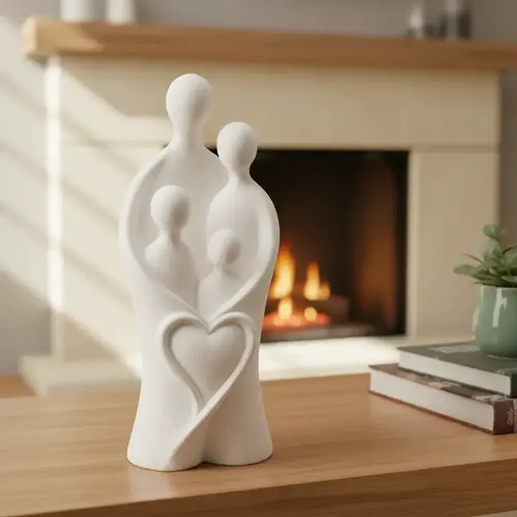 Figura Elegante Prints Patro - Estilo Familia Con Corazón 2