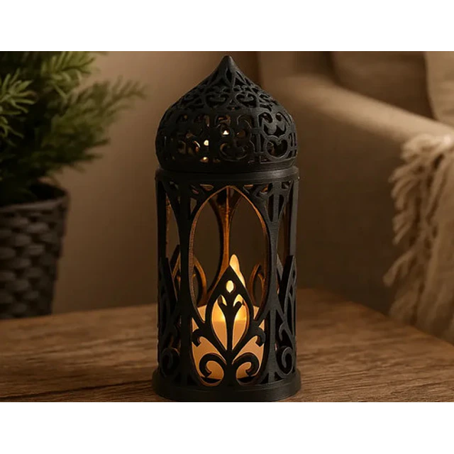 Portavelas Led Prints Patro Estilo Árabe
