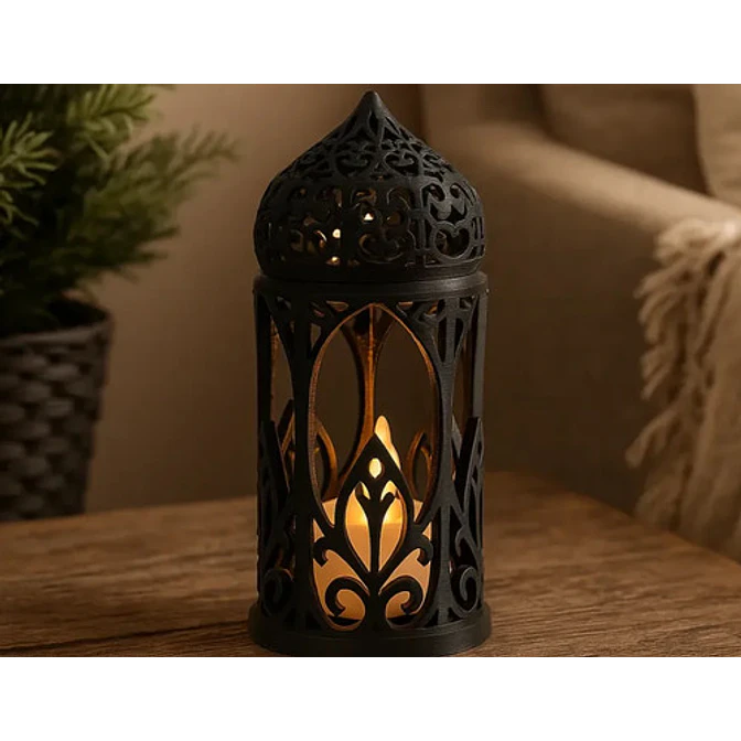 Portavelas Led Prints Patro Estilo Árabe 2