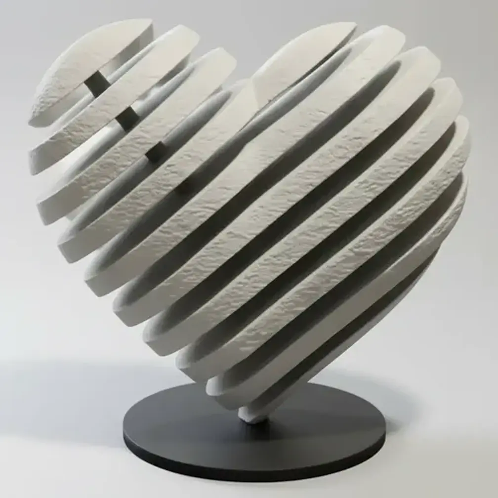 Decoración Elegante Prints Patro - Estilo Corazón 1