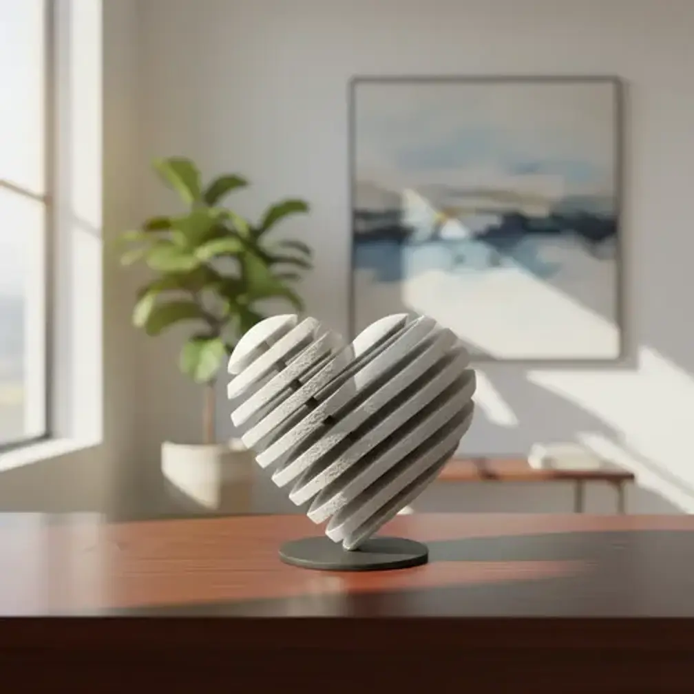 Decoración Elegante Prints Patro - Estilo Corazón 2