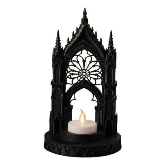 Portavelas Led Prints Patro Estilo Gótico