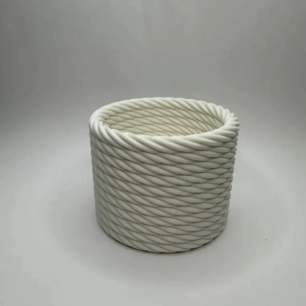 Decoración Prints Patro - Macetero Estilo Cuerda Trenzada 1