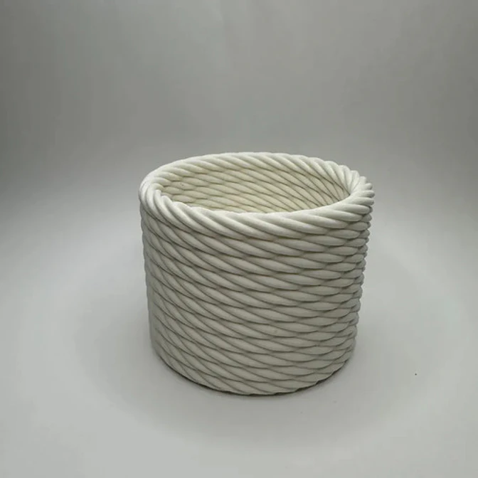 Decoración Prints Patro - Macetero Estilo Cuerda Trenzada 1