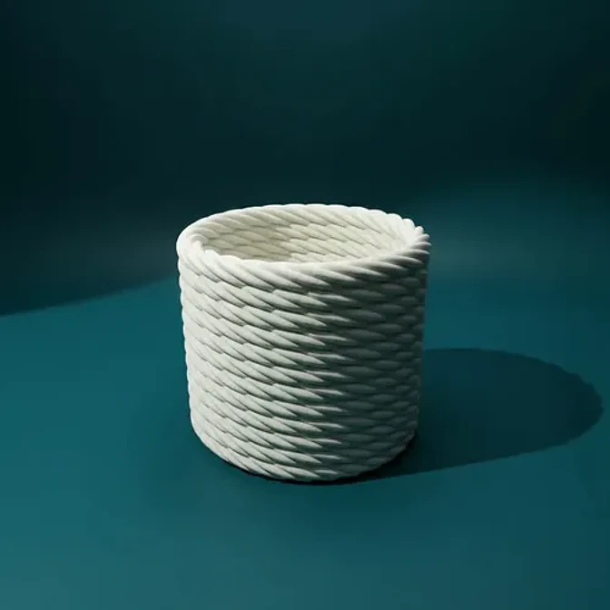 Decoración Prints Patro - Macetero Estilo Cuerda Trenzada 2