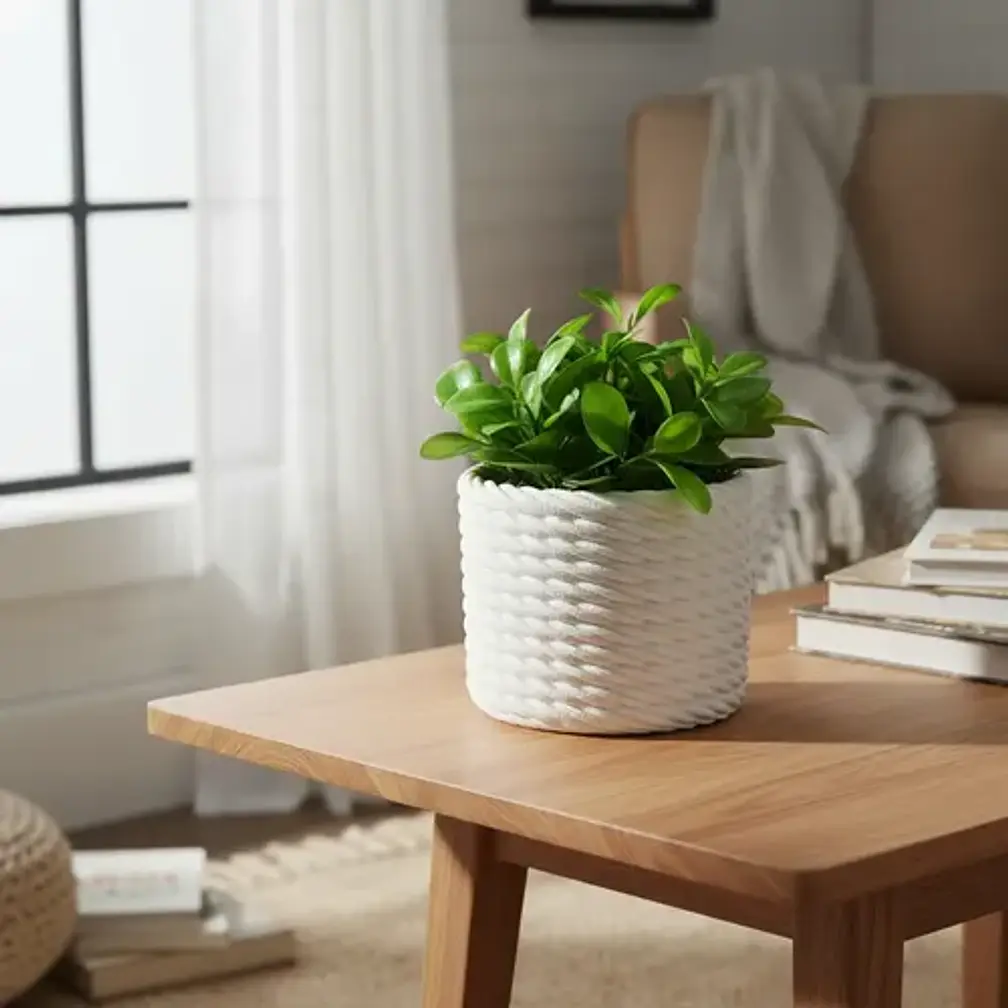 Decoración Prints Patro - Macetero Estilo Cuerda Trenzada 4
