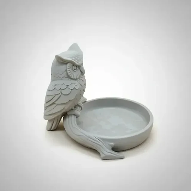 Decoración Elegante Prints Patro - Joyero Estilo De Búho